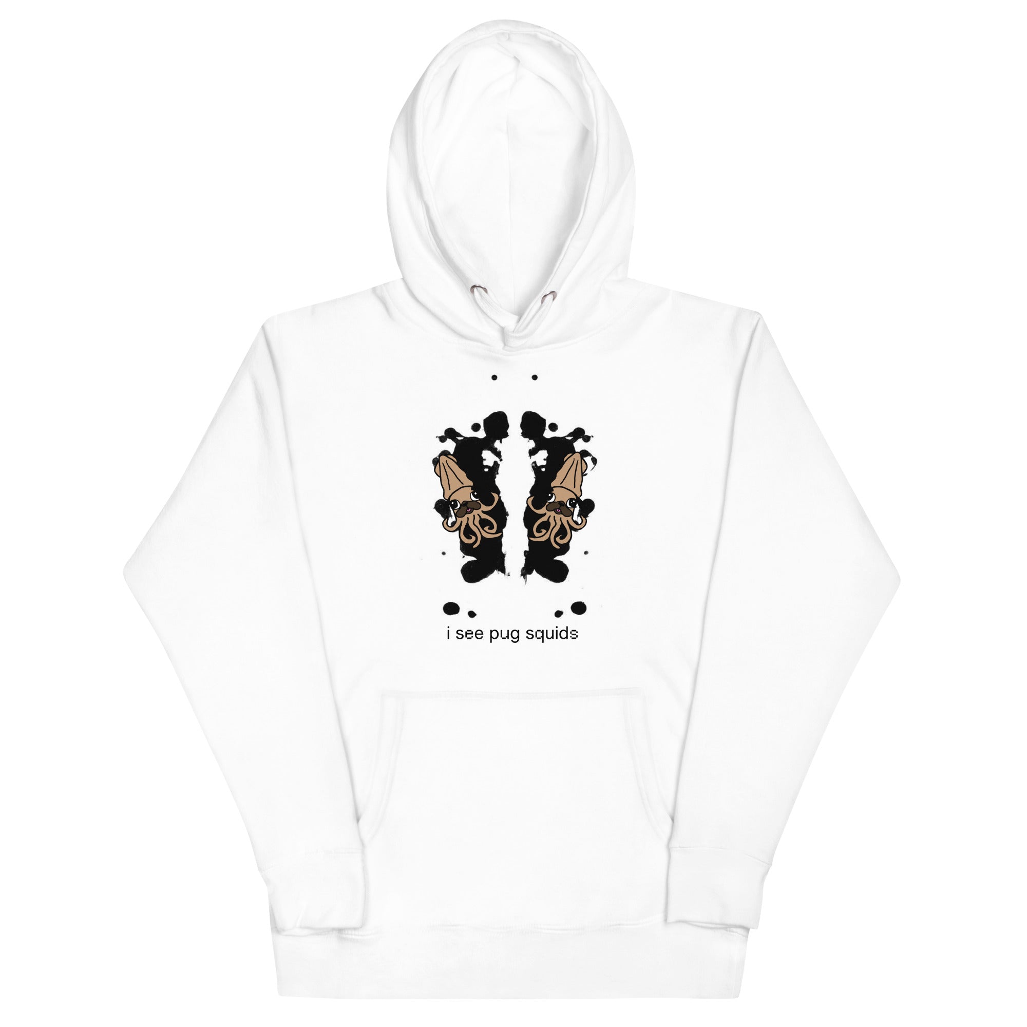 I See Pug Squids Rorschach Hoodie – SCH-ART